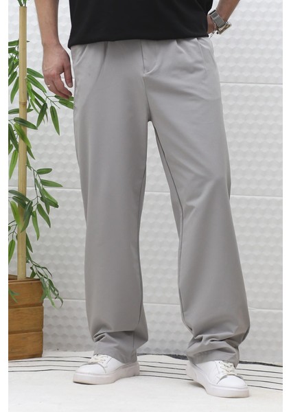 Erkek Bol Kesim Likralı Paraşüt Kumaş Baggy Pantalon fırsatları