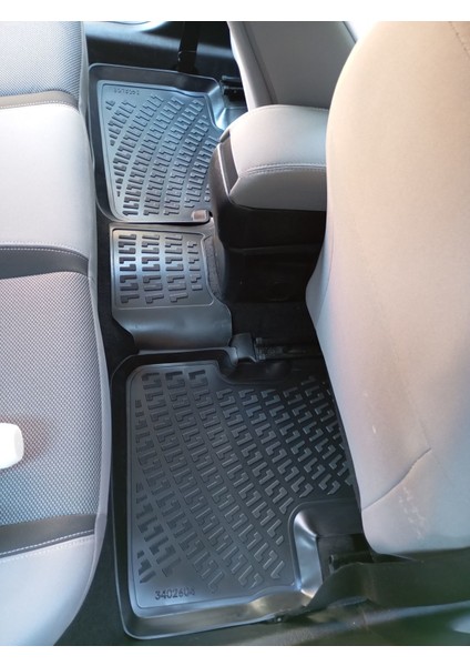 Fiat Egea Sedan 2015 ve Sonrası 3D Havuzlu Paspas Siyah
