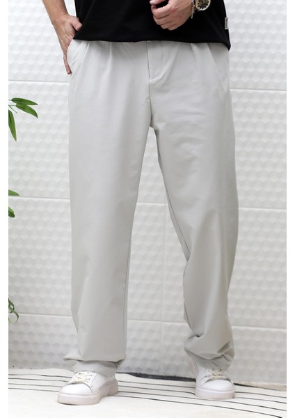 Erkek Bol Kesim Likralı Paraşüt Kumaş Baggy Pantalon modelleri