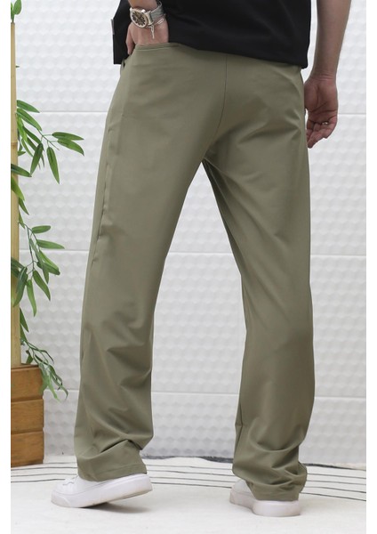 Erkek Bol Kesim Likralı Paraşüt Kumaş Baggy Pantalon fırsatları