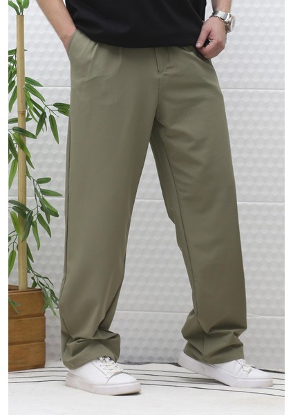 Erkek Bol Kesim Likralı Paraşüt Kumaş Baggy Pantalon indirimleri