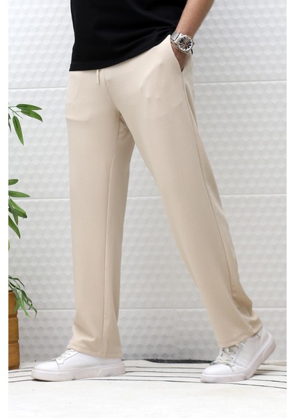 Erkek Full Likralı Rahat Kesim Baggy Pantolon Bel Lastikli fiyatları