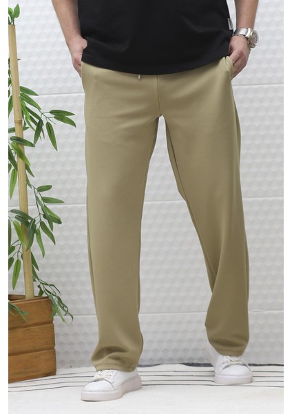 Erkek Full Likralı Rahat Kesim Baggy Pantolon Bel Lastikli modelleri