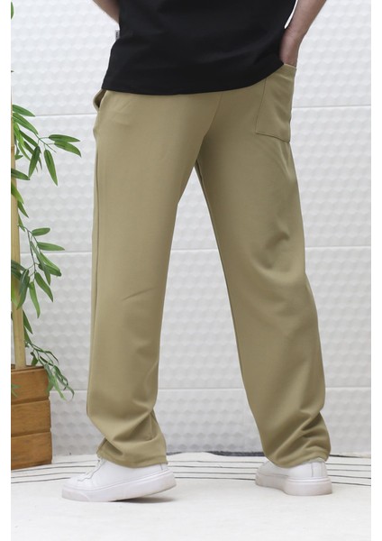 Erkek Full Likralı Rahat Kesim Baggy Pantolon Bel Lastikli indirimleri