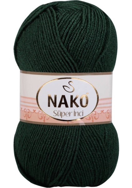 Süper Inci 5'li El Örgü Ipi 3601 Zümrüt