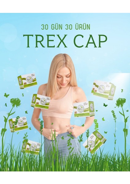 Trexcap Bitkisel Detoks 90 Kapsül 90 Günlük indirimleri
