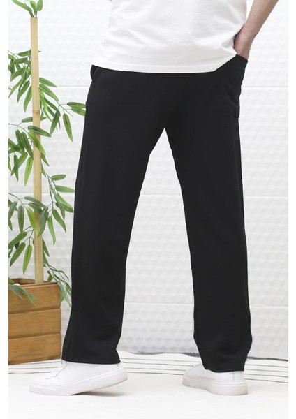 Erkek Full Likralı Rahat Kesim Baggy Pantolon Bel Lastikli fırsatları