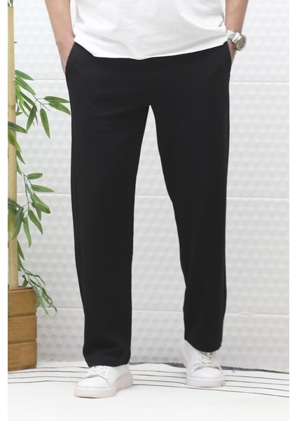 Erkek Full Likralı Rahat Kesim Baggy Pantolon Bel Lastikli indirimleri