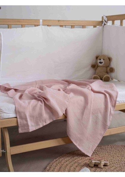 Çift Kat Müslin Bebek Örtüsü (%100 Pamuk) fırsatları
