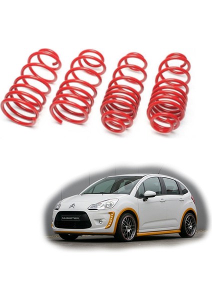 Citroen C3 Spor Yay Helezon 45MM/45MM 2003-2010 Coil-Ex