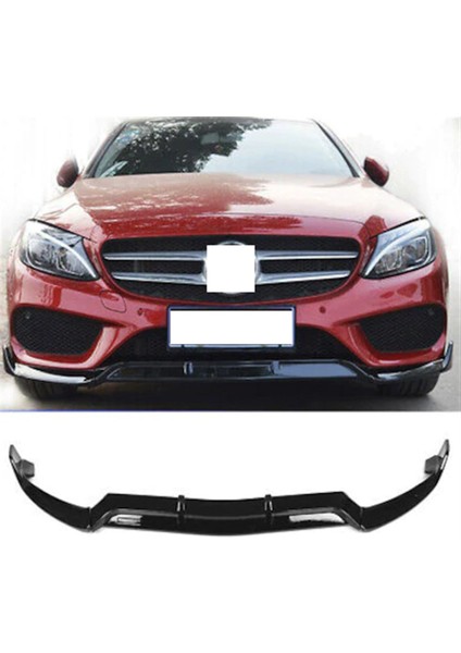 Mercedes C Serisi W205 Ön Tampon Lip 2015-2018