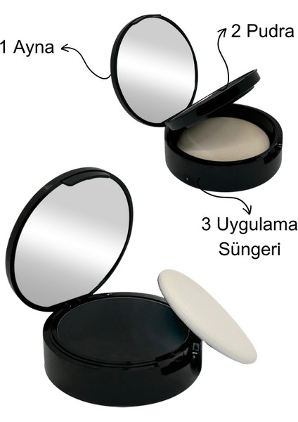 Siyah 14 gr Suda Çıkmayan Saç Sakal Dolgunlaştırıcı Dip Boya Topik Pudra fiyatları