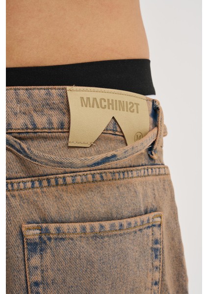 Erkek Oversize Baggy Yıkamalı Dark Beige Jean indirimleri