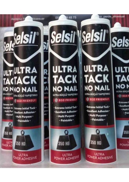 Korniş Yapıştırıcı Selsil Ultra Tack modelleri