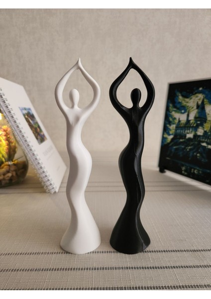 Dans Eden Kadın Heykeli Iskandinav Tarzı Biblo Heykel Figür Dekor Ev Dekorasyon Altındal Home