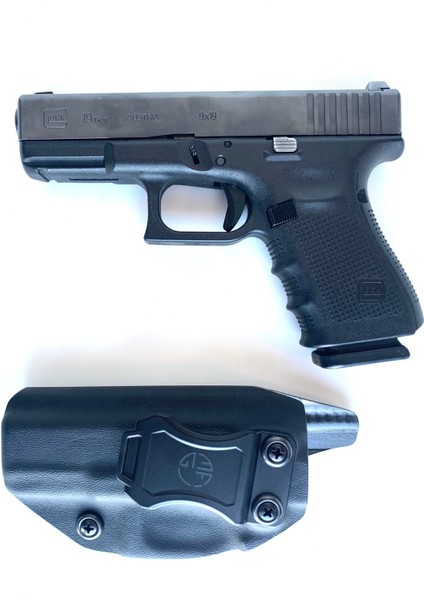 Glock 19/ 23/ 32 Siyah Iç Taşıma Kydex Kılıf Iwb (Sol)