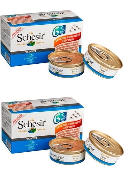 Multipack Ton Balıklı Kedi Konserve 6 x 50 gr 2 Li Eko Paket