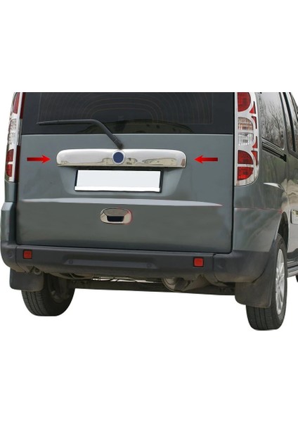 Fiat Doblo Uyumlu 2006-2010 Krom Bagaj Çıtası Paslanmaz Çelik