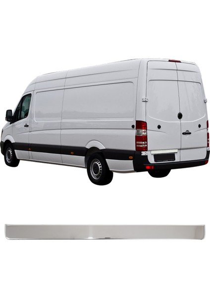 Mercedes Sprinter W906 Uyumlu 2006-2018 Krom Bagaj Çıtası Paslanmaz Çelik