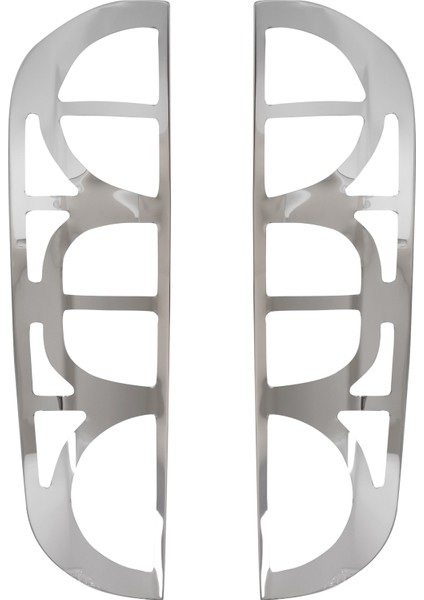 Fiat Doblo Facelift Uyumlu 2006-2010 Stop Çerçevesi 2 Parça Abs Krom Kaplama