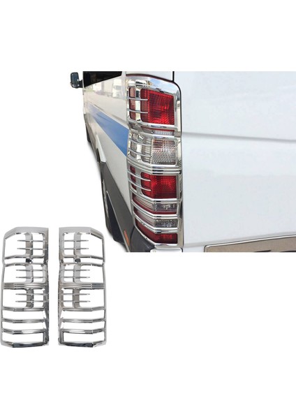 Mercedes Sprinter W906 Uyumlu 2006-2018 Stop Çerçevesi Abs Krom Kaplama