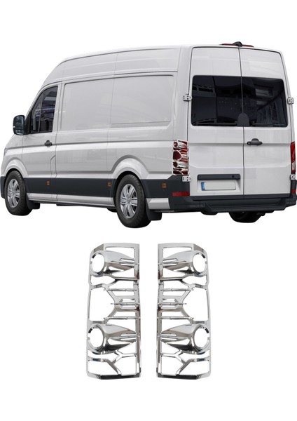 Volkswagen Crafter Uyumlu 2006-2017 Stop Çerçevesi 2 Parça Abs Krom Kaplama fiyatları