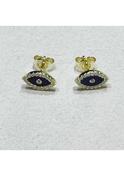 Bendo 8 Göz Gümüş Küpe MS3678, 925 Ayar Gümüş, Altın Kaplama