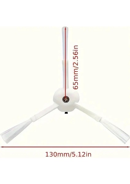 Süpürge Aksesuarları Xaomi Robrock S5 S6 Serisi Xiaoma E25 E35 Için 5 Parça indirimleri