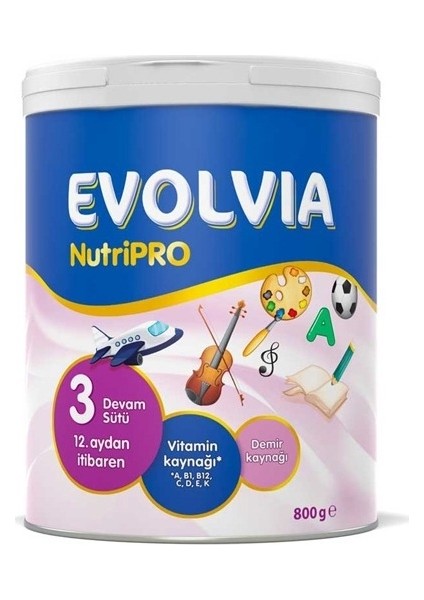 NutriPRO Plus 3 Devam Sütü 800 gr