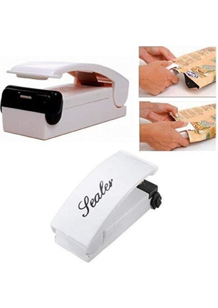 Vakumlama Makineleri Poşet Kapatıcı Handy Sealer 2 Adet Renk Beyaz