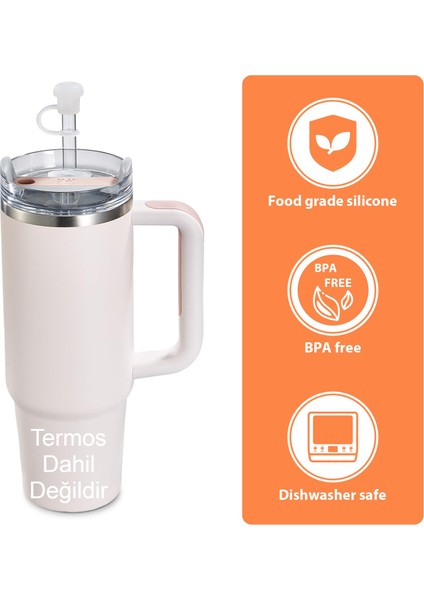 Pipetli Termos Quencher Uyumlu 3 Parça Sızdırmaz Koruyucu Aksesuar Silikon Set indirimleri