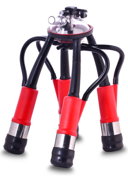 Süt Sağma Makinesi 240 cc Sağım Demeti (Kırmızı Plastik Kılıflı)