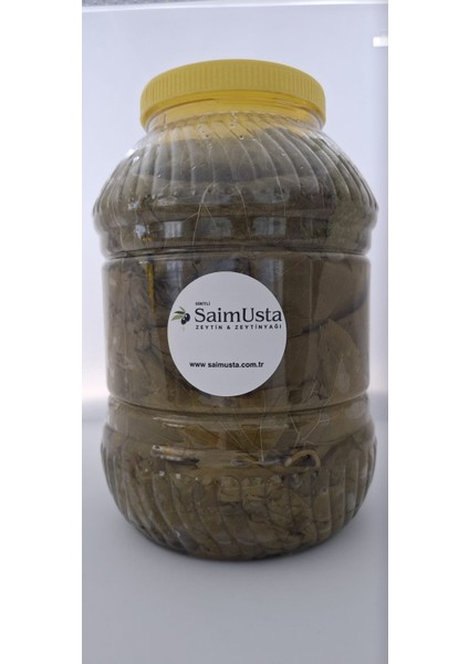 Saim Usta İnce Taze Asma Yaprağı Damarsız 3 kg + Yanında 250 ml Zeytinyağı