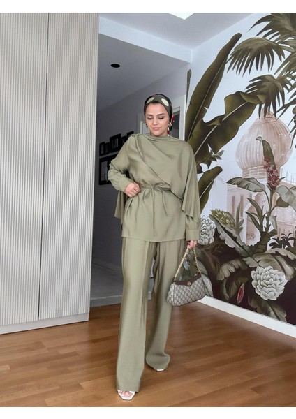 Mimoza Ikili Takım Efil Efil Yazlık Yeşil modelleri