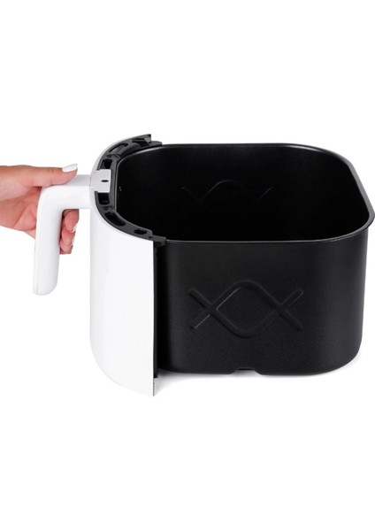 M50 Maxifry Xxl 8 Litre Smart Dokunmatik Airfryer Sıcak Hava Fritöz Beyaz modelleri