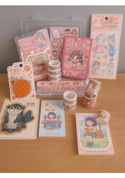 Munıs-Kawaii World Sürpriz Sticker & Washi Bant Kutusu fırsatları