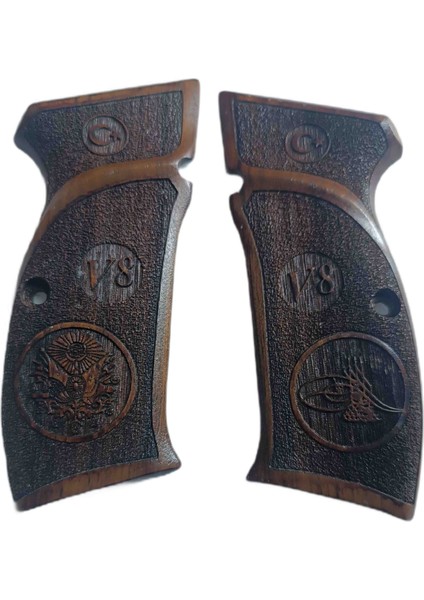 Sarsılmaz Vatoz V8 Uyumlu Ahşap Kabze