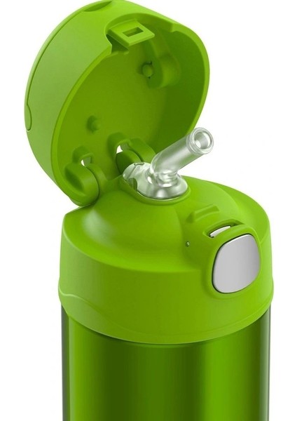 Funtainer Pipetli Çocuk Termos 355ML (12 Oz) - Lime