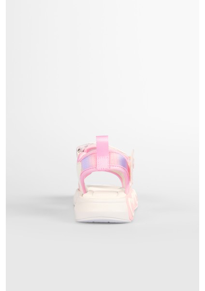 Label Hafif Kız Çocuk Pudra Sandalet