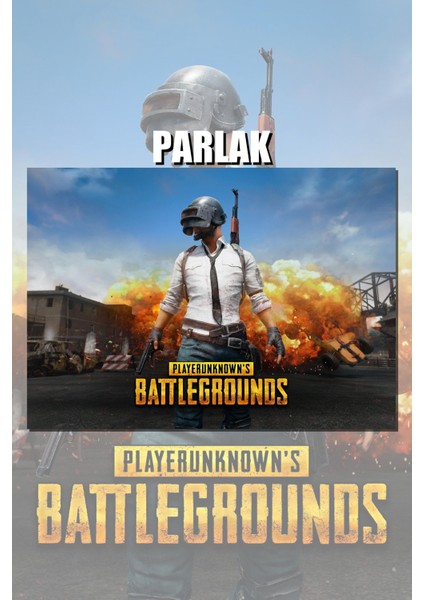 Pubg Sanatsal Oyun Posteri-Duvar Kağıdı Yüksek Kaliteli Baskı