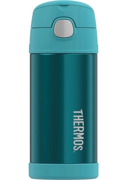 Funtainer Pipetli Çocuk Termos 355ML (12 Oz) - Teal