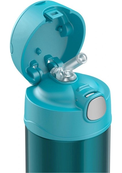 Funtainer Pipetli Çocuk Termos 355ML (12 Oz) - Teal modelleri