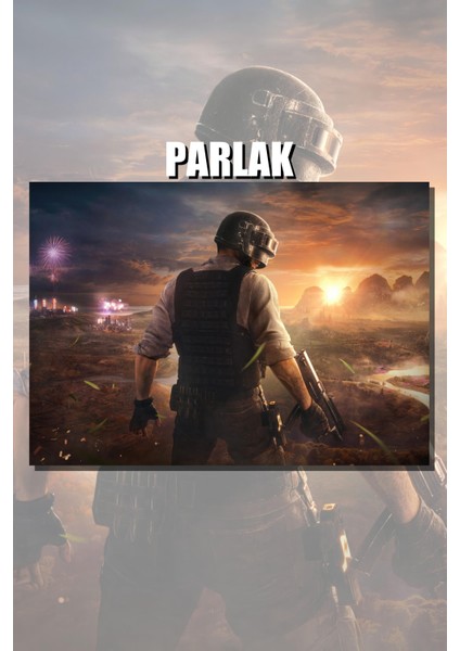 Pubg Sanatsal Oyun Posteri-Duvar Kağıdı Yüksek Kaliteli Baskı