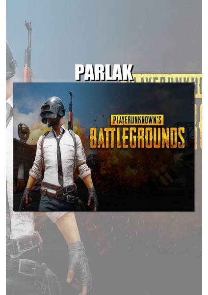 Pubg Sanatsal Oyun Posteri-Duvar Kağıdı Yüksek Kaliteli Baskı