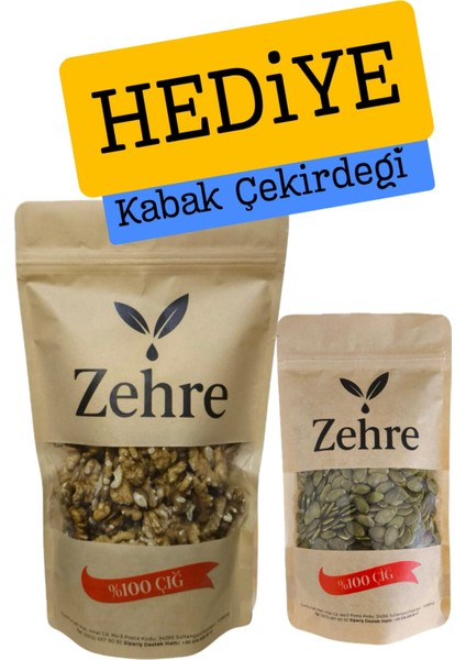 Çiğ Ceviz İçi 1 kg Kabak Çekirdeği İçi (Sınırlı Stok)