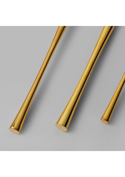 Marbella Altın Saten 12 Kişilik 72 Parça Kutulu Çatal Kaşık Bıçak Takımı