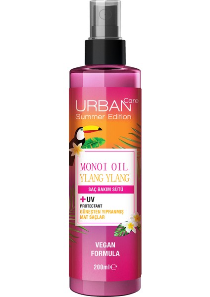 Monoi Oil & Ylang Ylang Güneşten Yıpranmış Mat Saçlara Özel Saç Bakım Sütü 200 ml fiyatları