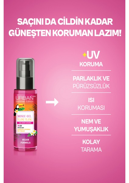 Monoi Oil & Ylang Ylang Güneşten Yıpranmış Mat Saçlara Özel Saç Bakım Serumu 75 ml fırsatları