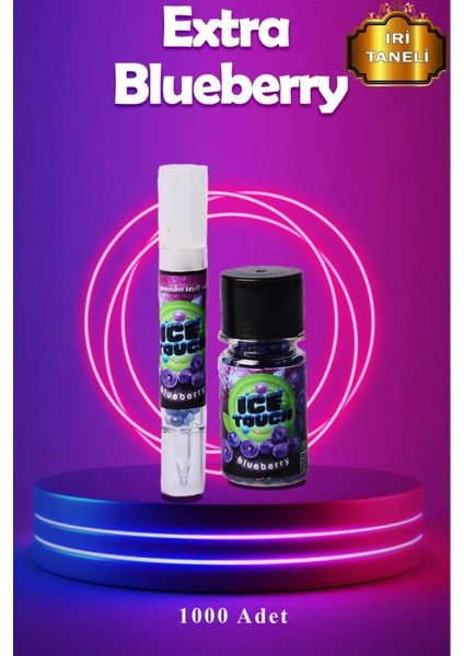 Mentol Topu Extra Iri Blueberry Aromalı 1000 Adet + Aplikatör