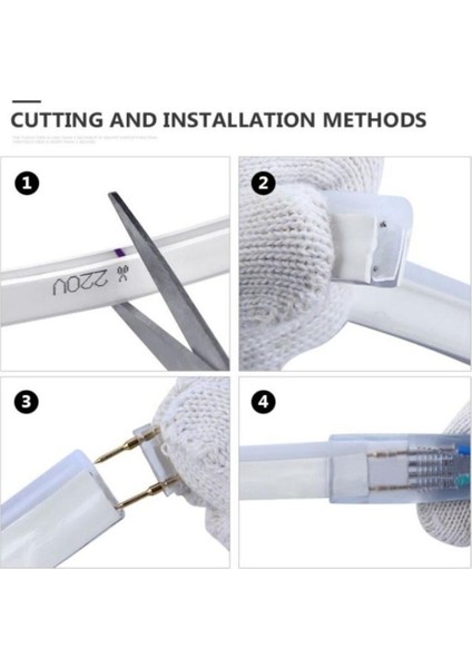 5 Metre Pembe Işık Neon Led Şerit Dış Mekan Silikonlu Esnek Dekoratif Aydınlatma 220v Fişli Sb-6509 fiyatları